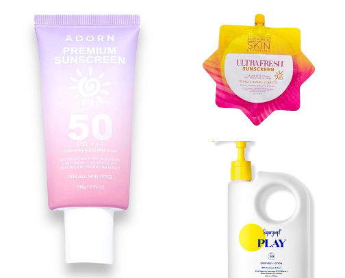 Skincare cover photo collage