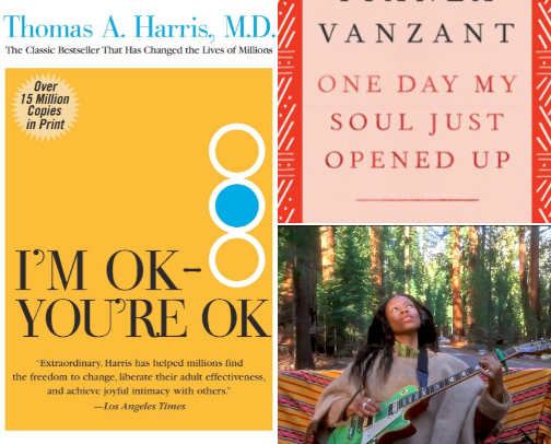 healing library of the late 20-something cover photo collage
