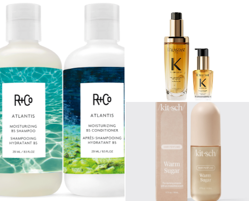 Hair care cover photo collage