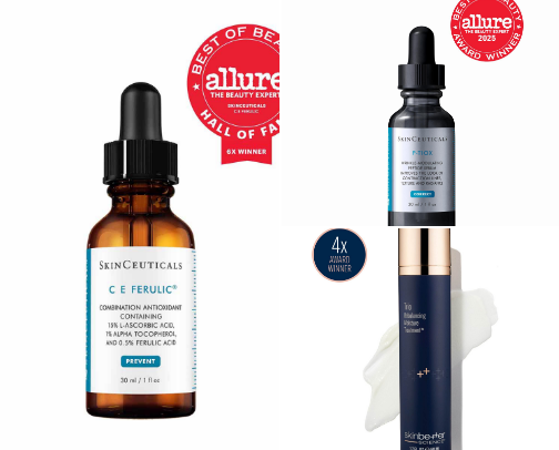 Glowy Skincare Must Haves cover photo collage