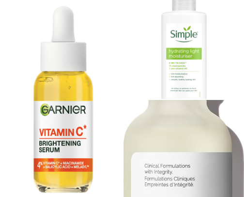 My Affordable & effective skincare list cover photo collage