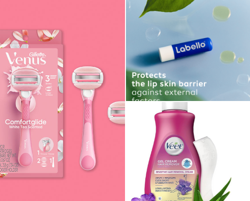 Body care cover photo collage