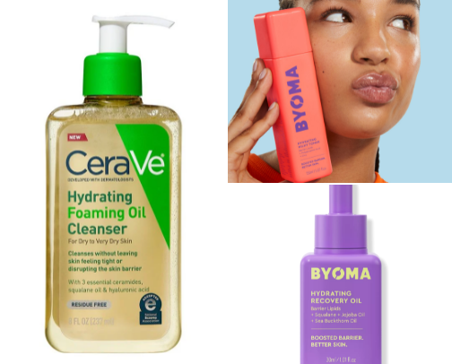 Skin care cover photo collage
