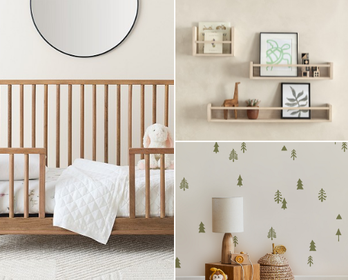 Woodland Nursery cover photo collage