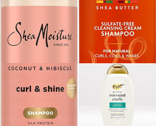 Curly Hair Routine for Soft, Defined Curls (Low Maintenance Care) cover photo collage