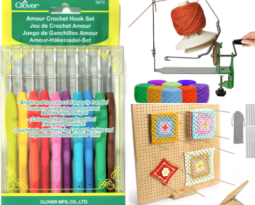 Crochet Products for you to START! cover photo collage