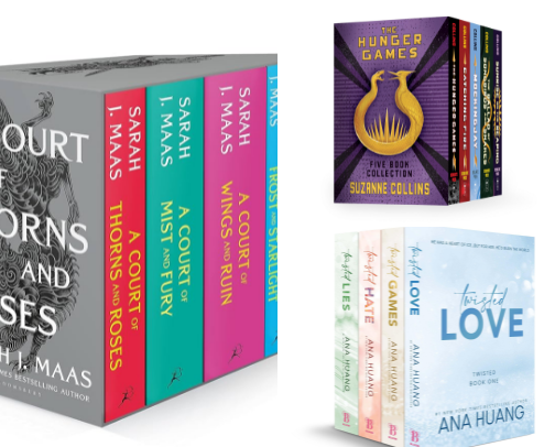 Book Series You’ll Totally Fall in Love With cover photo collage
