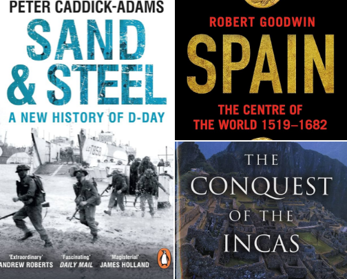 Stellar Historical Books about War & Conquest cover photo collage