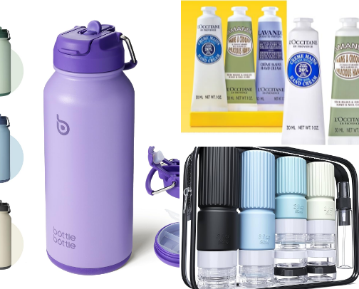 Travel essentials ✈️ cover photo collage