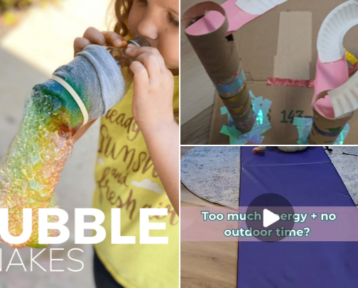 Activities for Young Kids We Enjoyed At Home cover photo collage