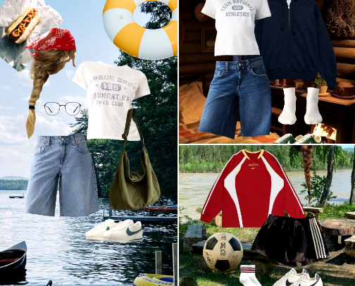 what i'd wear as a final girl in a slasher summer film cover photo collage