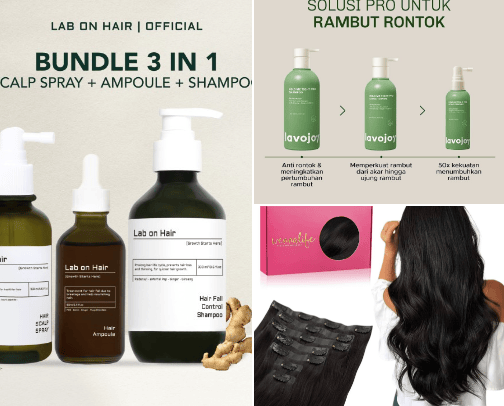 Hair Care Routine cover photo collage