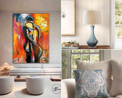 Home decorations cover photo collage