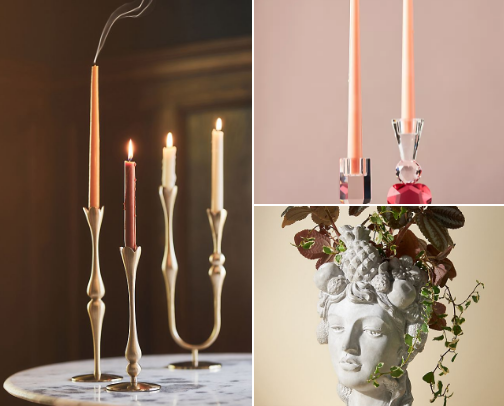 CANDLES & FLOWERS cover photo collage