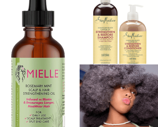 Hair Care Products for Type 4 Curls That Worked for Me cover photo collage