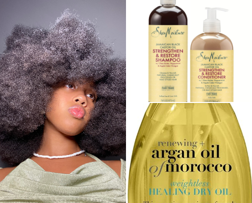 Hair Care Products for Type 4 Curls That Worked for Me cover photo collage