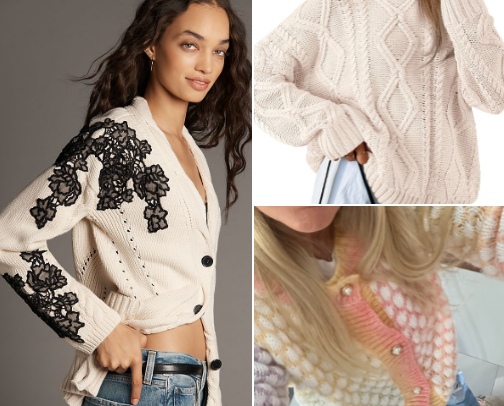 •	The Cozy Sweater Edit cover photo collage