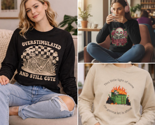 Mom Fashion for the Sarcastic Soul cover photo collage