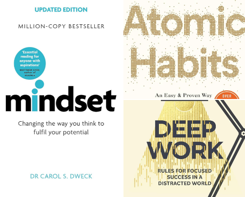 BEST DISCIPLINE & MINDSET BOOKS cover photo collage
