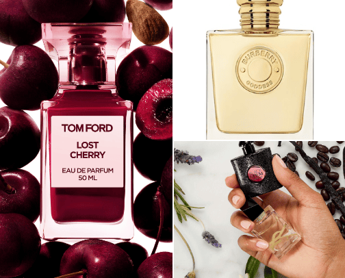 Parfumes cover photo collage