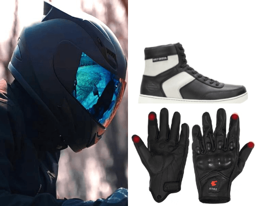 Bikers Riding Gear for 2 Wheel Lovers cover photo collage