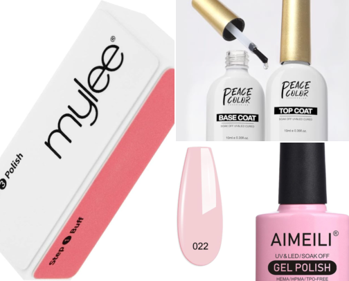 Kit para hacer uñas de gel en casa: geles, lámpara, tips y herramientas cover photo collage