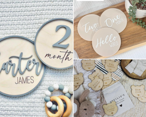 Baby Milestone Gifts I Wish Someone Told Me About Before Year One Flew By cover photo collage