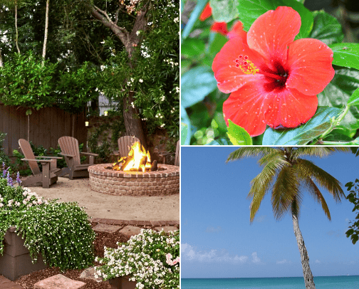 My dream backyard! cover photo collage