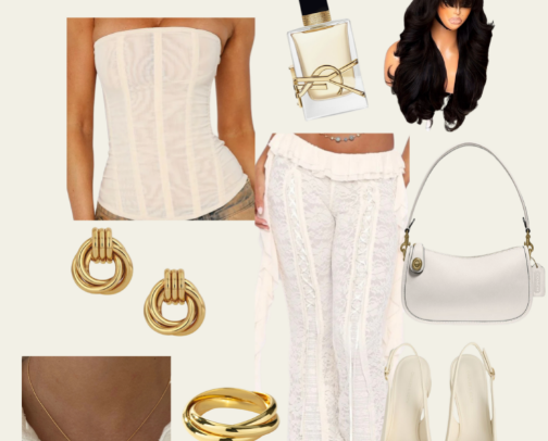 Night Out Outfit cover photo collage