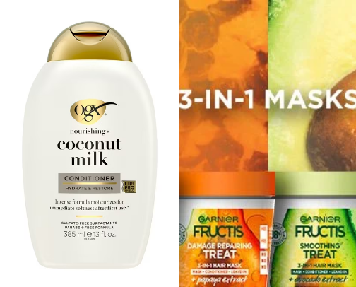 Healthy hair cover photo collage