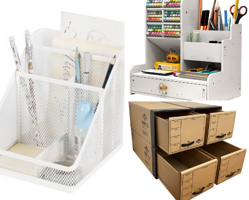 20 Teacher Desk Essentials for an Organized & Productive Workspac cover photo collage