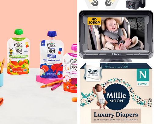 First Time Mama essentials- from nursing newborns to toddler cover photo collage