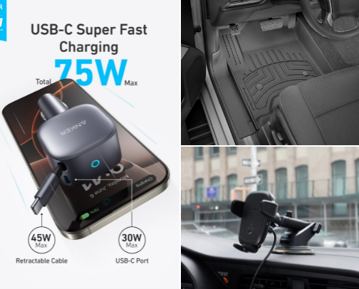 Car accessories that actually work cover photo collage