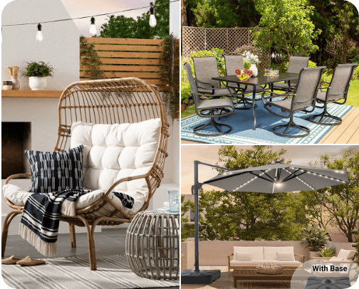 My outdoor & backyard must haves! cover photo collage