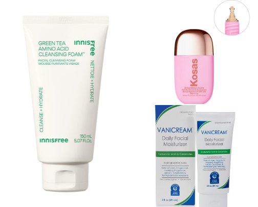 Skincare essentials for glowing goddess skin cover photo collage