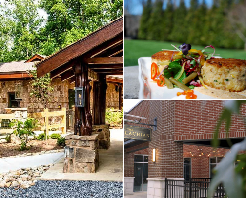 Romantic Gatlinburg Area Restaurants cover photo collage