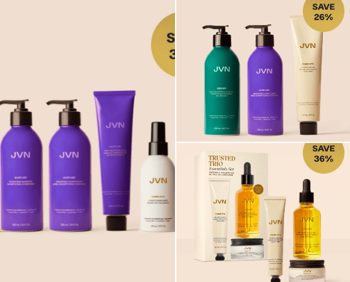 Hair care cover photo collage