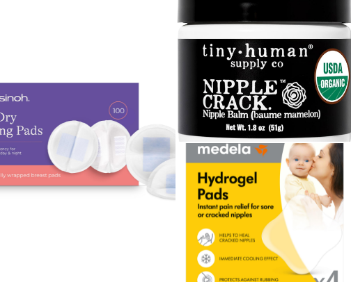 breastfeeding survival kit cover photo collage