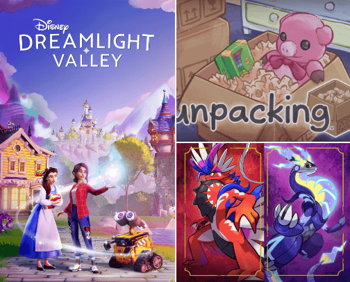 Recommended Games cover photo collage
