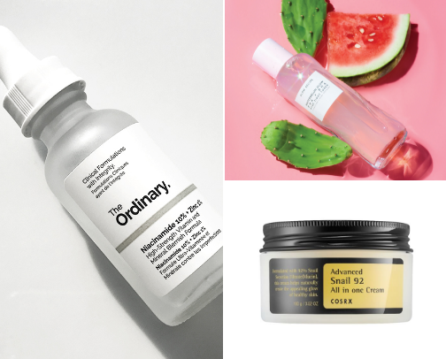 Skincare favourites ✨ cover photo collage