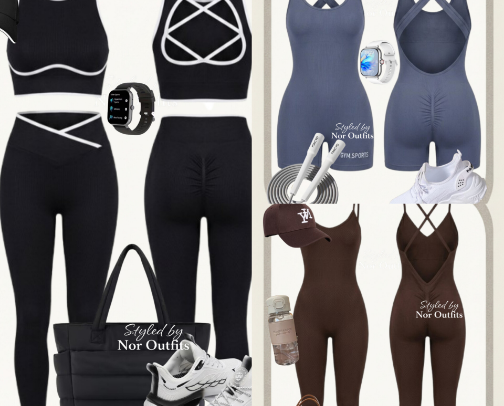 Chic & Comfortable Activewear Outfits: Summer to Fall Transition cover photo collage