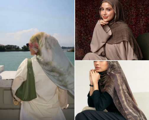 elegant hijab for hijabi women cover photo collage