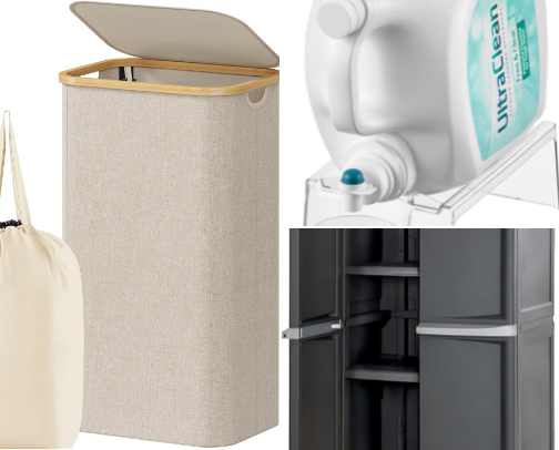 Laundry Room Must Have Storage and Organization Idea's cover photo collage