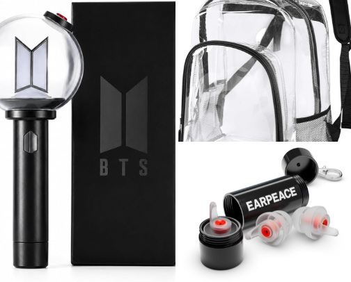 🎤 BTS Concert Complete Packing List 💜 cover photo collage
