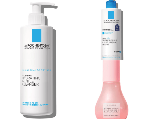 my skin care products cover photo collage