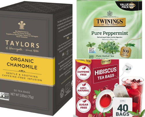 Healthy herbal teas I enjoy cover photo collage