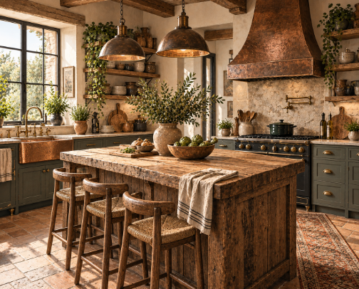 Rustic Kitchen Ideas - Vol 2.0 cover photo collage