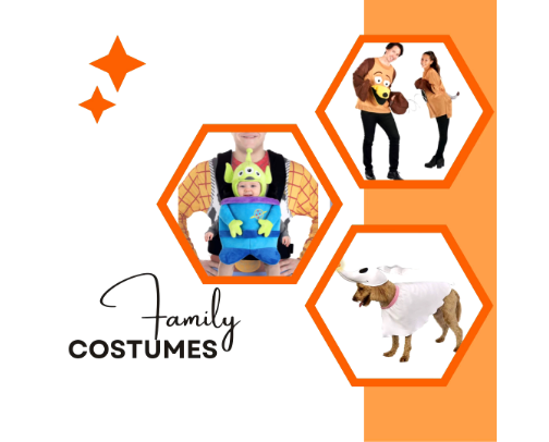 Frightfully Fun Family Halloween Costume Ideas cover photo collage