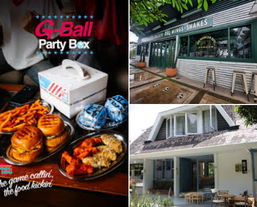 My favorite cafe/restaurant in Bandung 🍰🍵🍔 cover photo collage