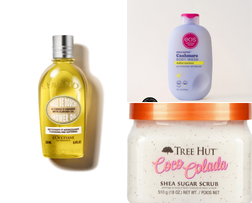 time to get clean !! everything shower essentials 🛁🫧 cover photo collage